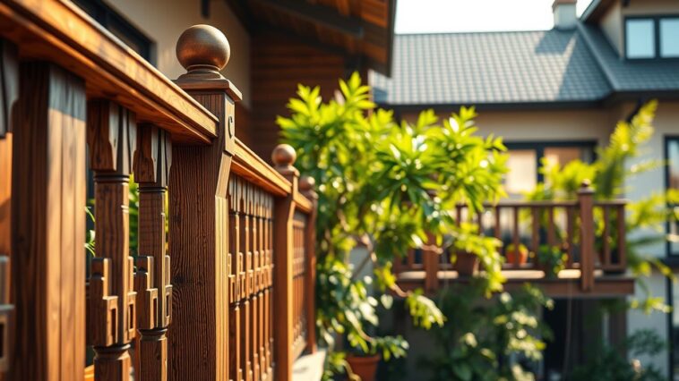 Balkon- und Geländerkonstruktionen aus Holz: Anforderungen und Gestaltung
