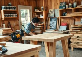 Beistelltisch aus Holz selber bauen: modernes DIY-Projekt für Zuhause