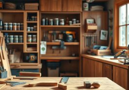 Die perfekte kleine Werkstatt: platzsparende Ideen für Hobby-Holzwerker