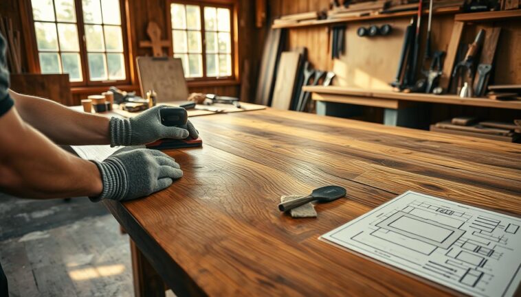 Esstisch aus Massivholz selber bauen: Planung und Bauanleitung