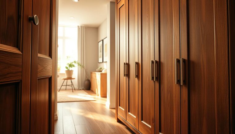 Garderobe aus Holz selber bauen: kreative Ideen für Flur und Eingang