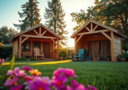 Gartenhaus und Geräteschuppen aus Holz: stabile Konstruktionen selbst planen