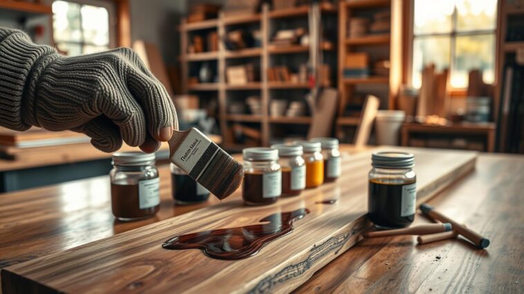 Holz beizen: Farbtöne verändern und Oberfläche vorbereiten