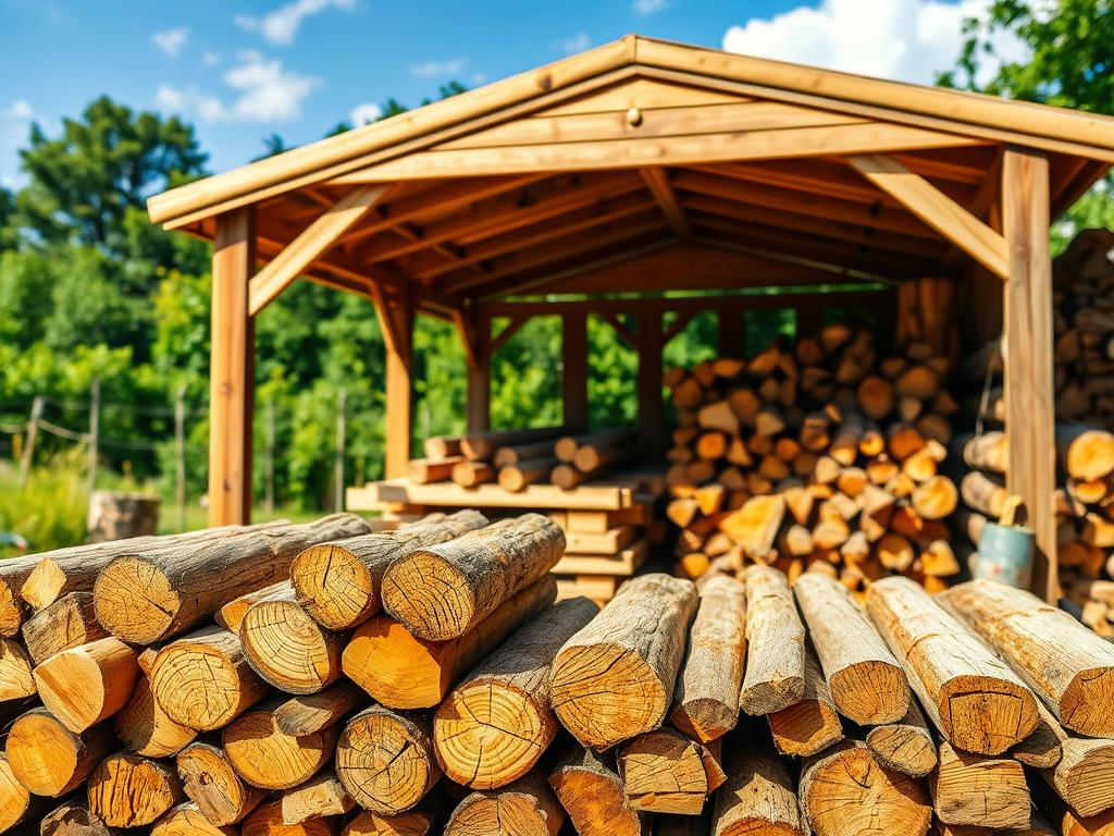Holz fachgerecht lagern: Feuchtigkeit, Trocknung und optimale Bedingungen