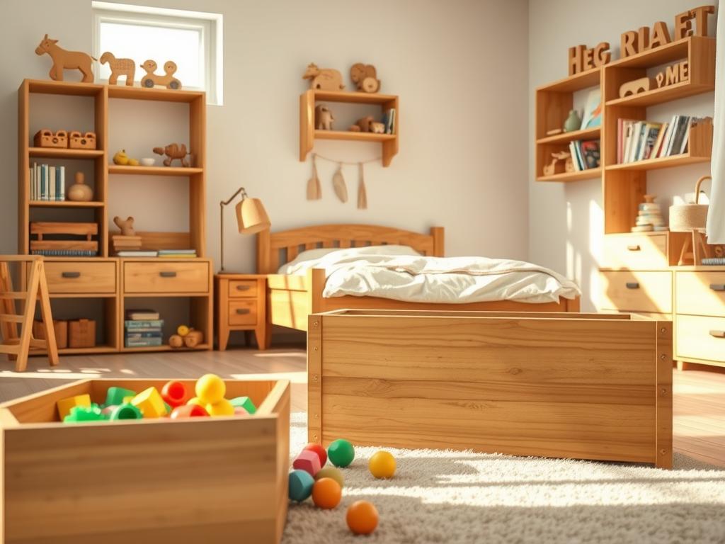 Holz im Kinderzimmer: sichere Produkte für Spiel und Einrichtung