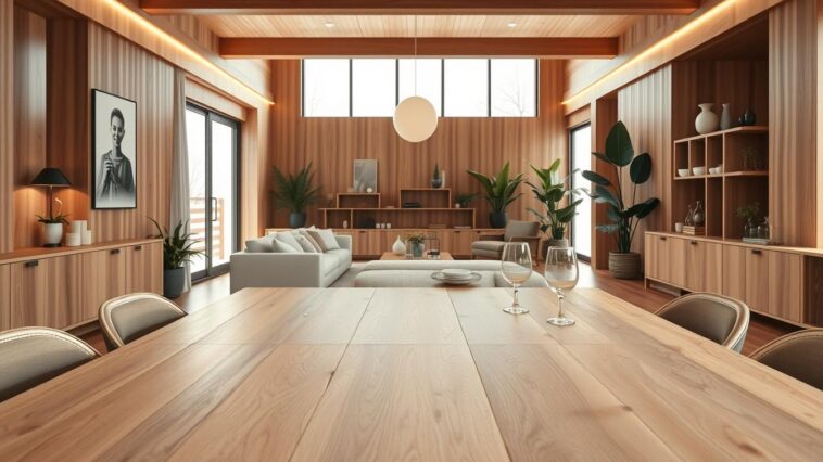 Holz in der Innenarchitektur: warme Materialien für zeitloses Wohnen