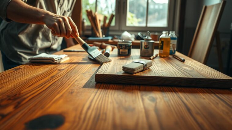 Holzoberflächen auffrischen: einfache Methoden für neuen Glanz