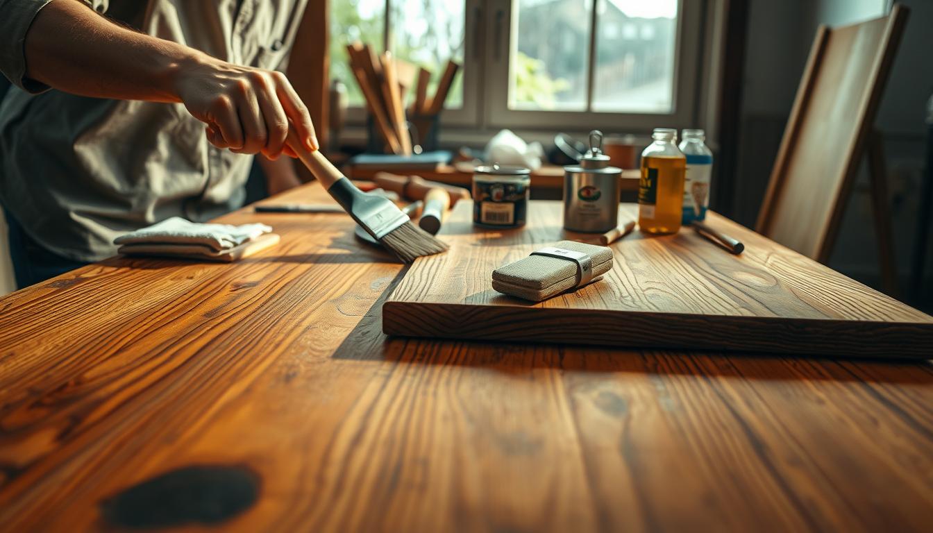 Holzoberflächen auffrischen: einfache Methoden für neuen Glanz