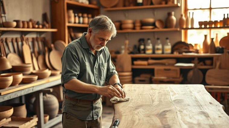 Holzprodukte richtig ölen: natürliche Pflege für langlebige Qualität