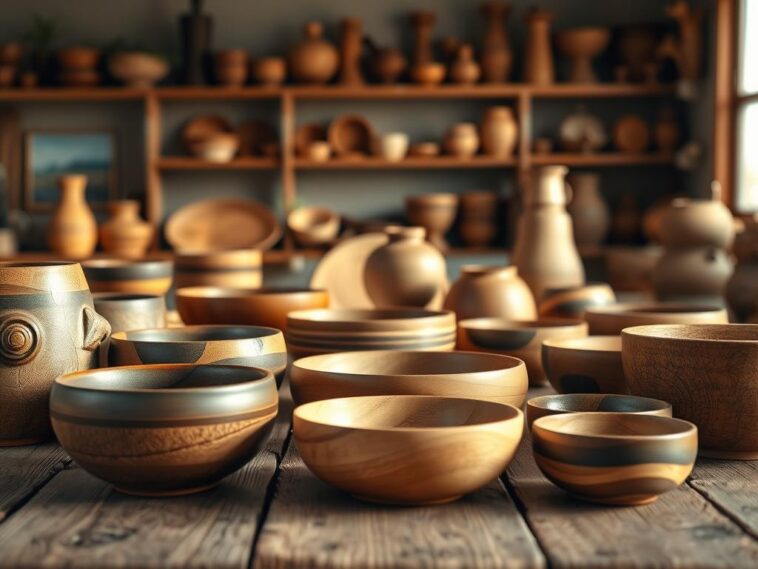 Holzschalen und Holzgefäße: Herstellung, Pflege und Einsatz im Alltag
