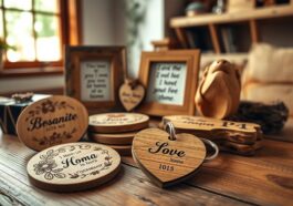 Personalisierte Holzgeschenke: Ideen, Gravuren und Anlässe