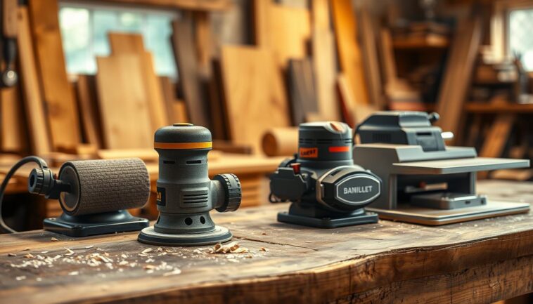 Schleifgeräte für Holz: Schwingschleifer, Exzenterschleifer und Bandschleifer