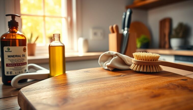 Schneidebrett aus Holz pflegen: Öl, Reinigung und Hygiene-Tipps