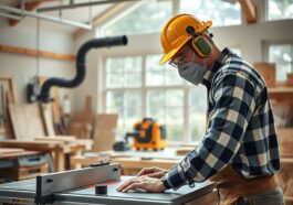 Sicherheit in der Holzwerkstatt: Schutzkleidung, Staubabsaugung und Ordnung