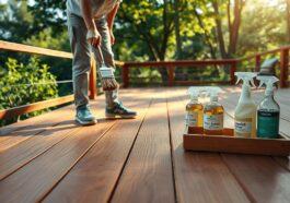 Terrassendielen aus Holz pflegen: Reinigung, Öl und langfristiger Schutz