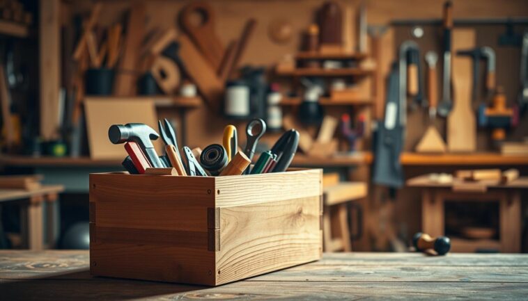Werkzeugkiste aus Holz selber bauen: praktischer Begleiter für Heimwerker