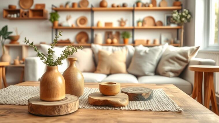 Wohnaccessoires aus Holz im skandinavischen Stil: Ideen für dein Zuhause