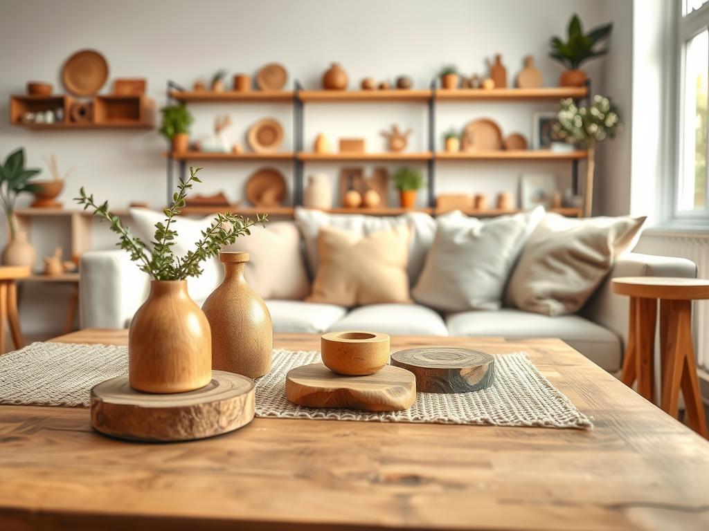 Wohnaccessoires aus Holz im skandinavischen Stil: Ideen für dein Zuhause